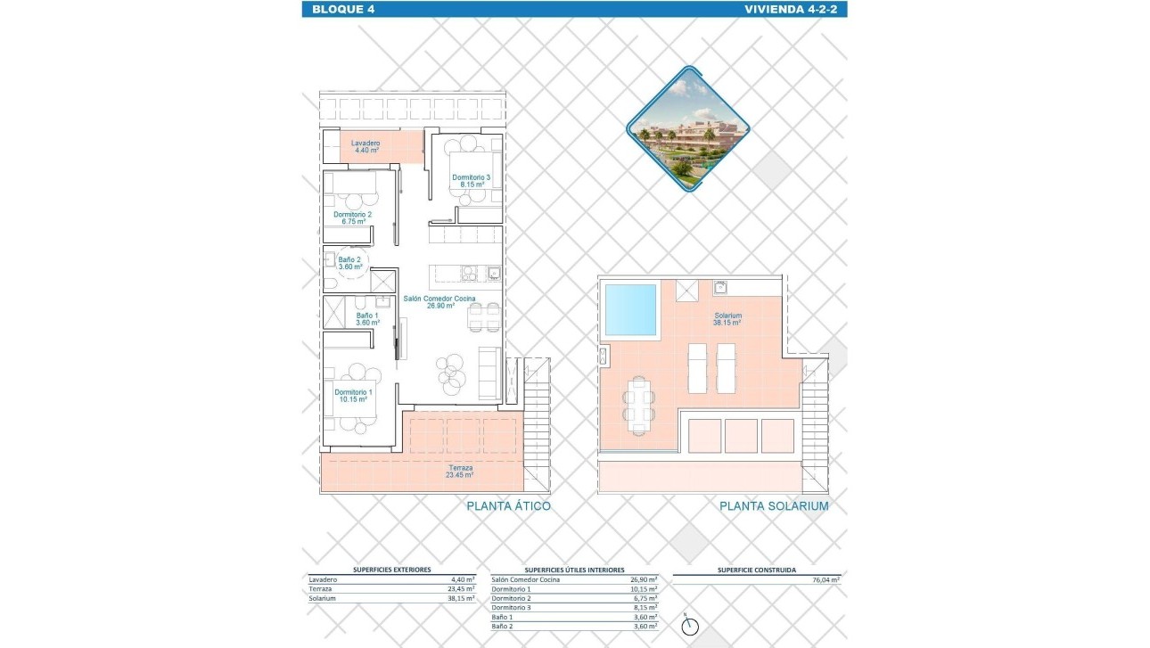 New Build - Penthouse - Pilar de la Horadada - Lo Monte