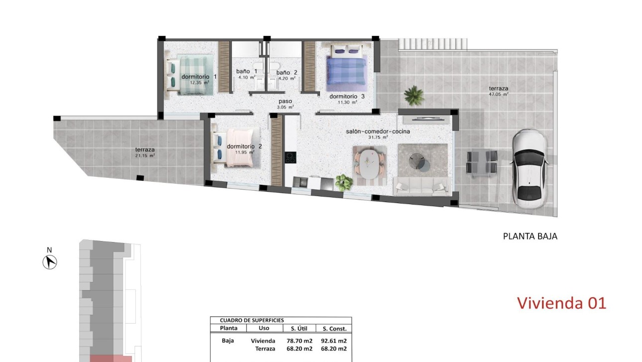 New Build - Bungalow - Pilar de la Horadada - pueblo