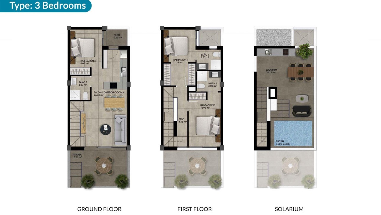 New Build - town house - Dolores - Sector 2