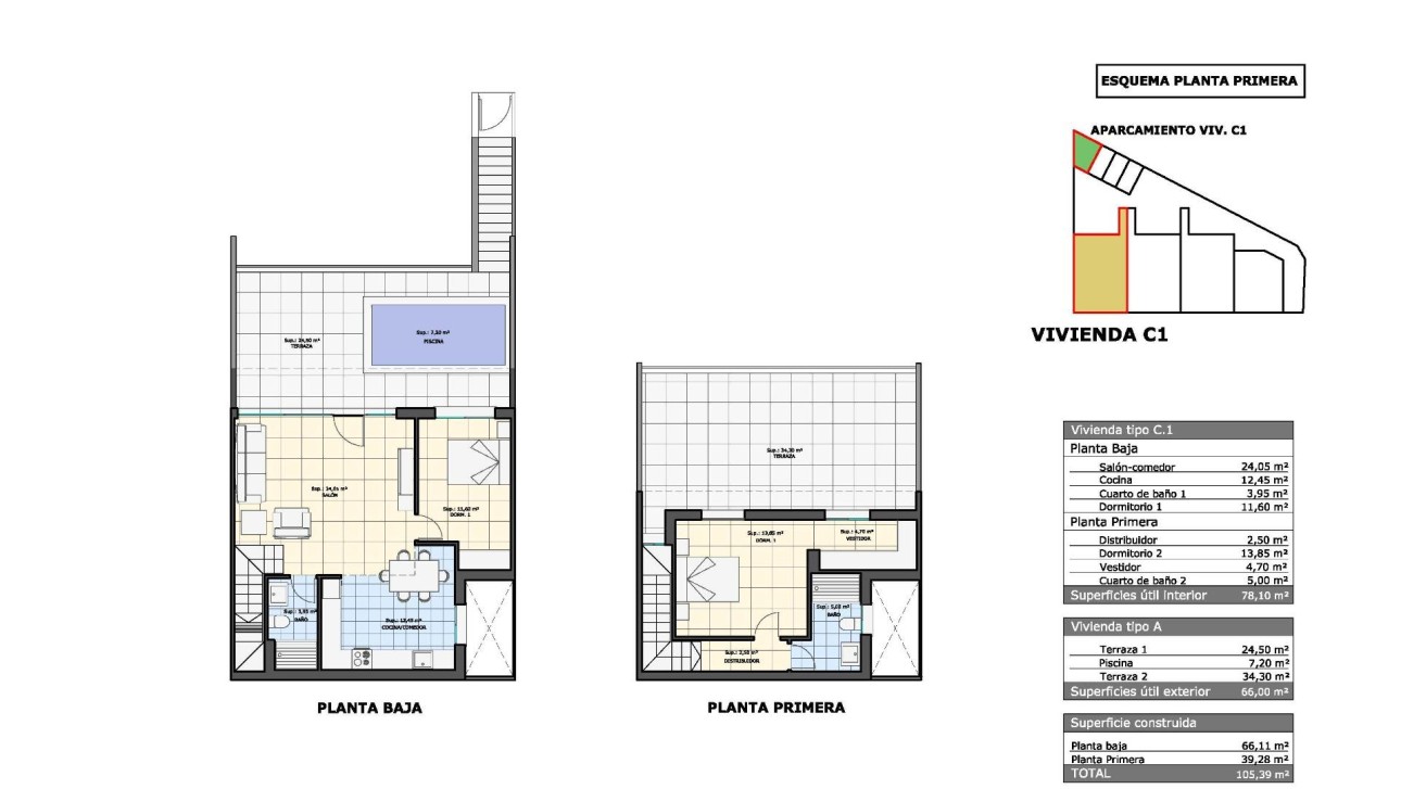 Nieuwbouw Woningen - Bungalow - Pilar de la Horadada - pueblo