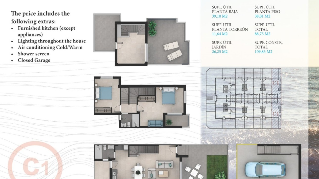New Build - town house - La Manga del Mar Menor - La Manga
