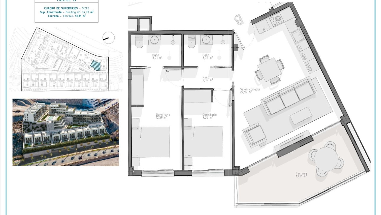 Новое здание - Apartment - Aguilas - Playa del Hornillo