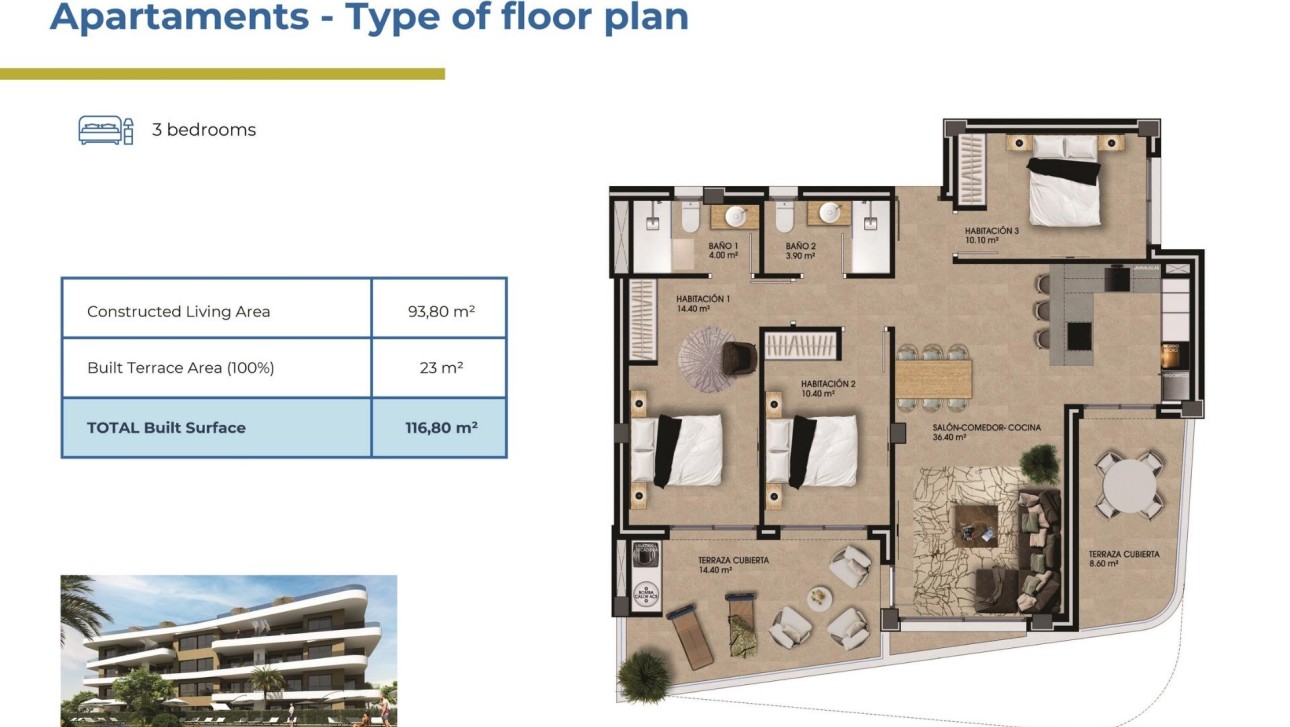 Новое здание - Apartment - Orihuela Costa - La Ciñuelica