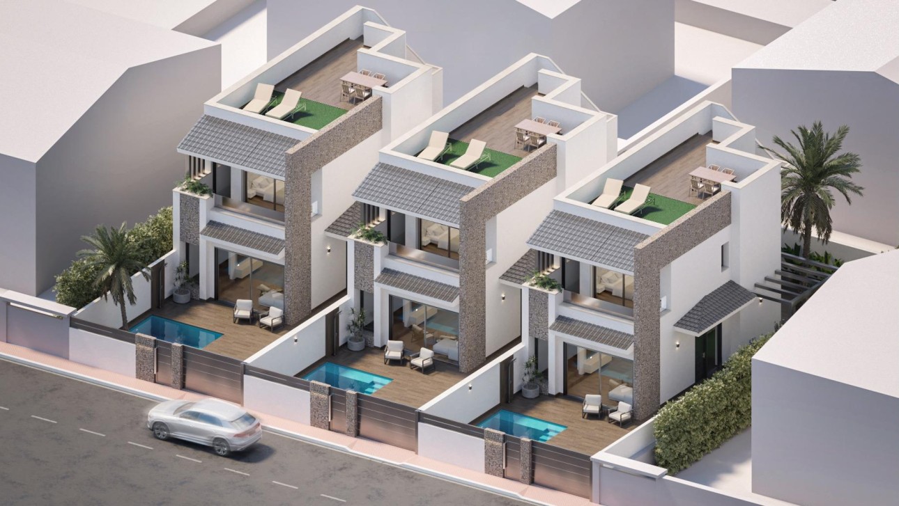 Nieuwbouw Woningen - Villa - San Pedro del Pinatar - Pueblo
