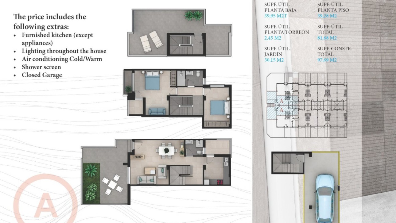 New Build - town house - La Manga del Mar Menor - La Manga
