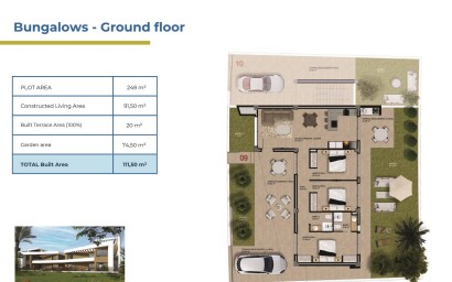 New Build - Bungalow - Orihuela Costa - La Ciñuelica