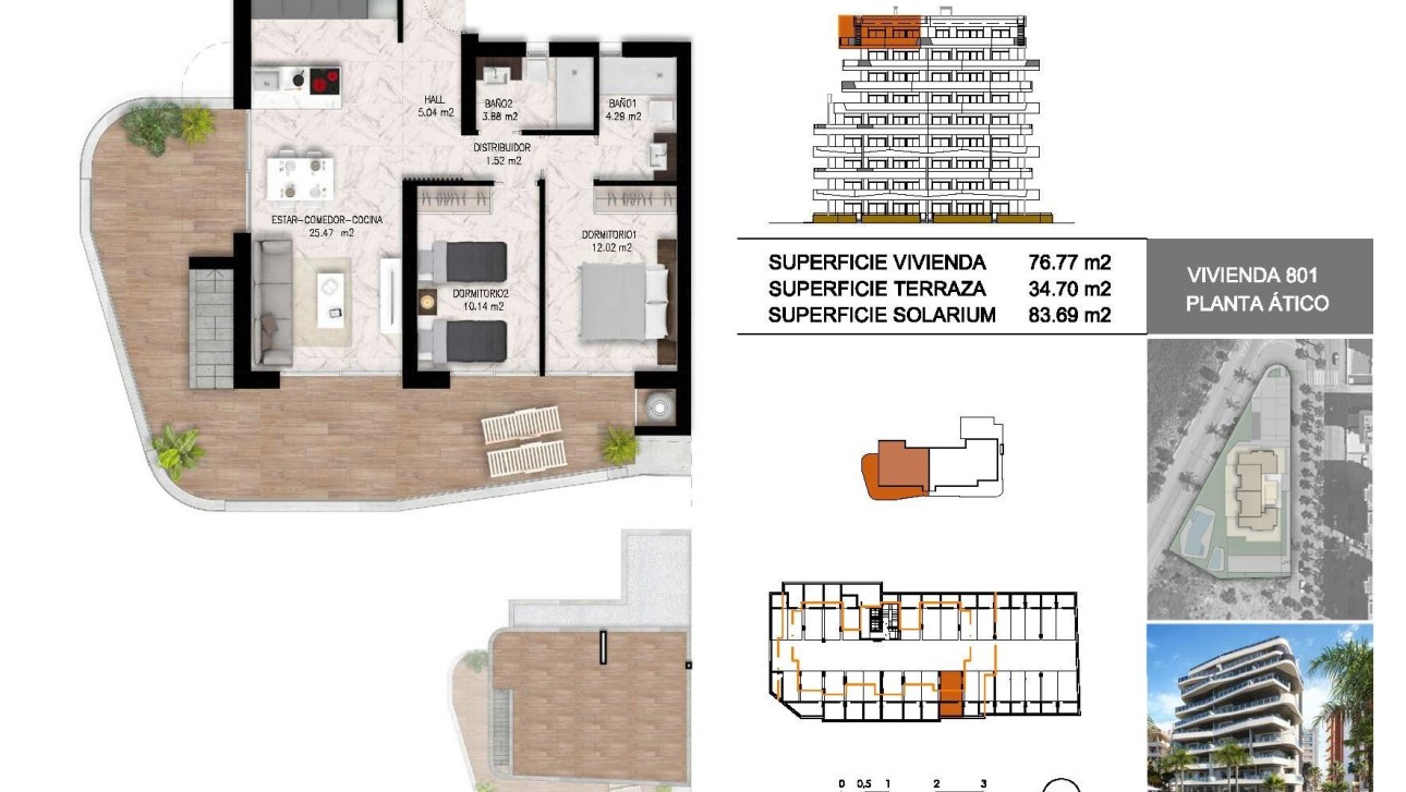 Nieuwbouw Woningen - Penthouse - Guardamar del Segura - Puerto