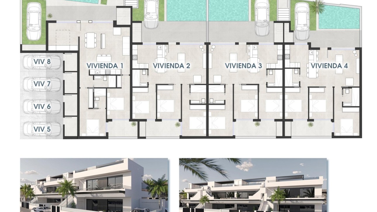 Nieuwbouw Woningen - Bungalow - San Pedro del Pinatar - Las Esperanzas