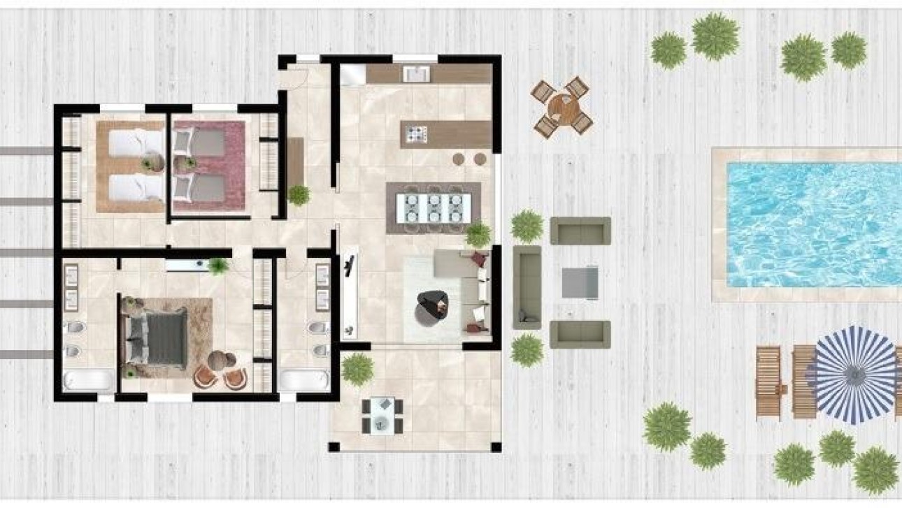 Nieuwbouw Woningen - Villa - Abanilla - Cañada de la Leña