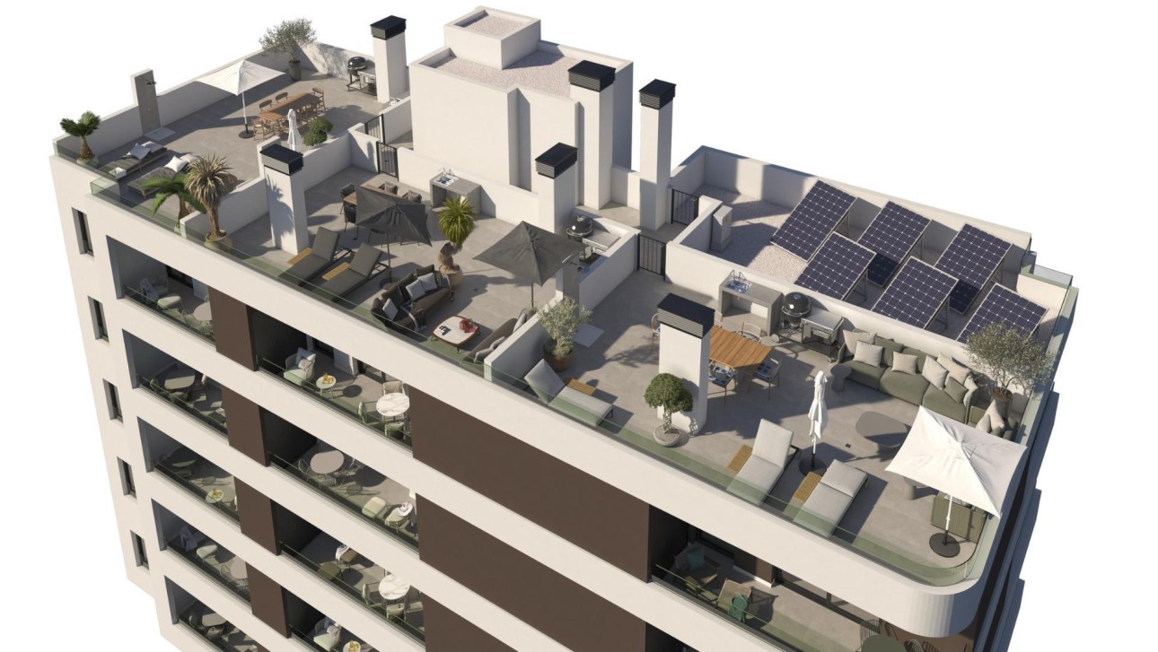 Новое здание - Apartment - Santa Pola - pueblo