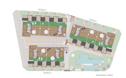 Nieuwbouw Woningen - Bungalow - Pilar de la Horadada - pueblo