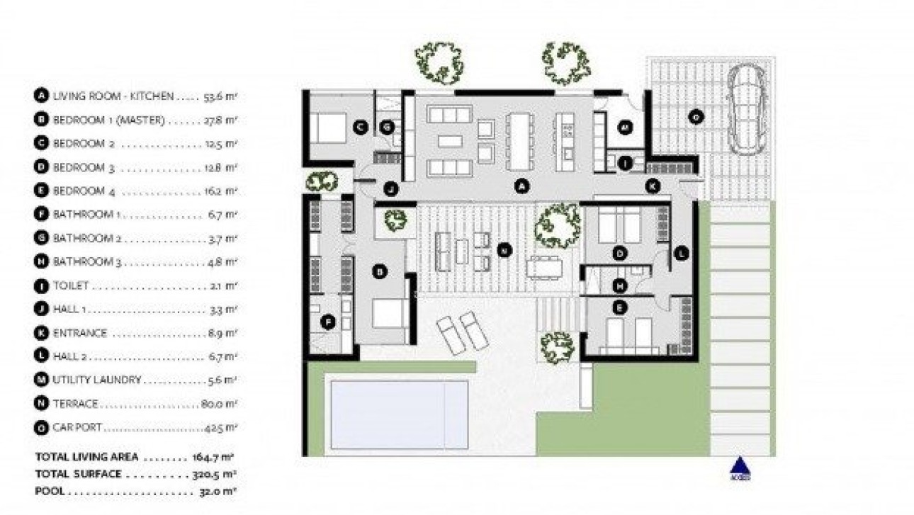 Nieuwbouw Woningen - Villa - Baños y Mendigo - Altaona Golf