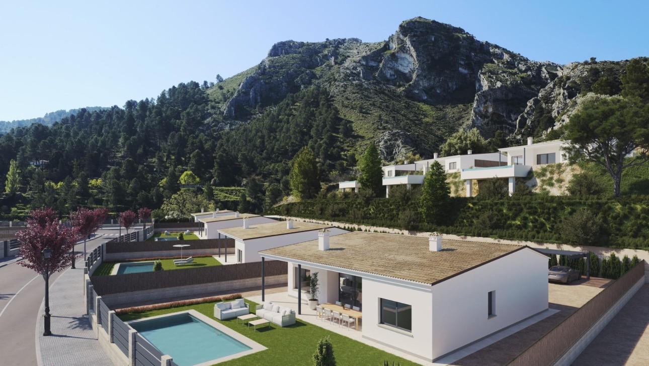 Nowy budynek - Villa - Penaguila - El Olivar