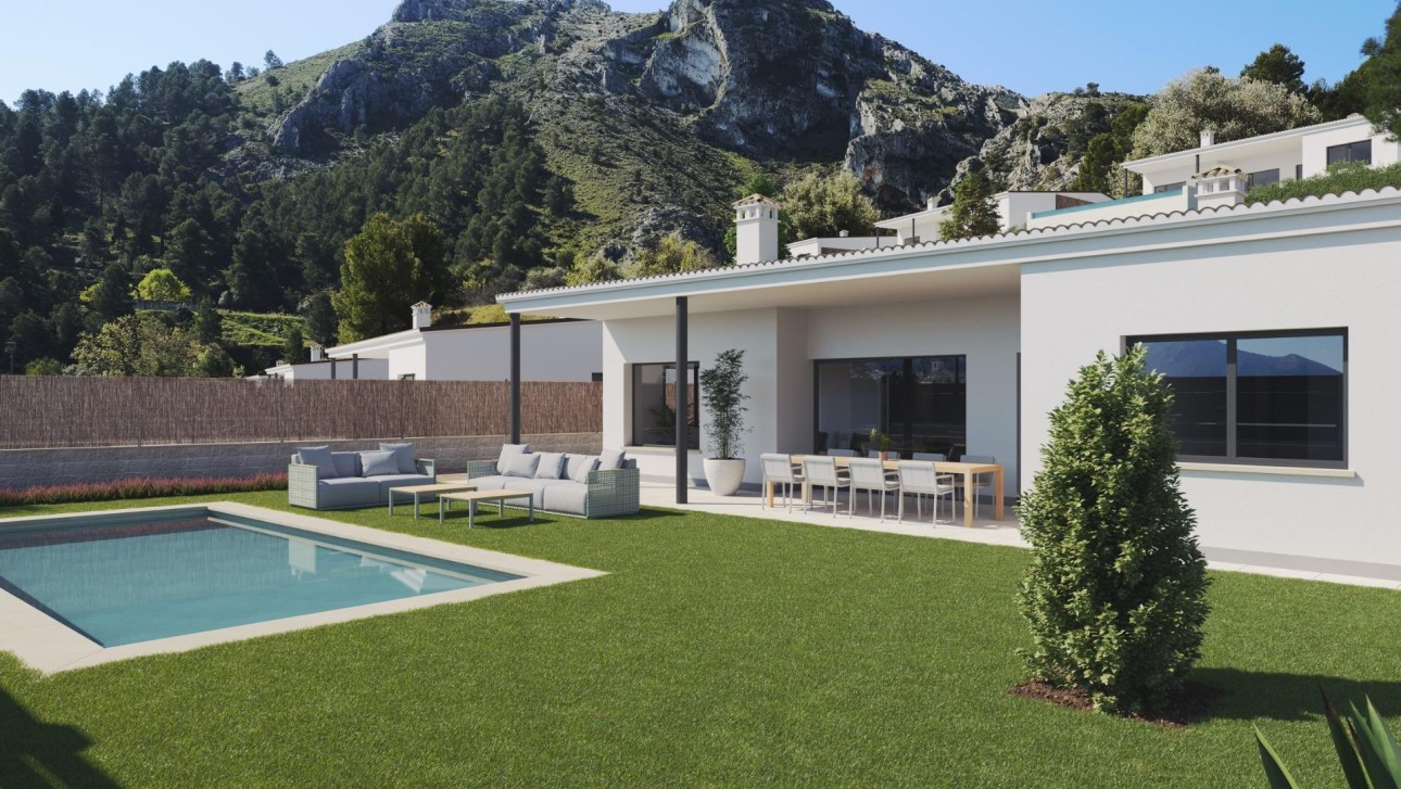 Nowy budynek - Villa - Penaguila - El Olivar