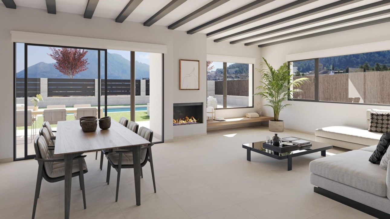 Nowy budynek - Villa - Penaguila - El Olivar