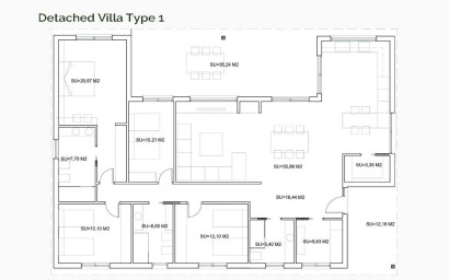 Nowy budynek - Villa - Penaguila - El Olivar
