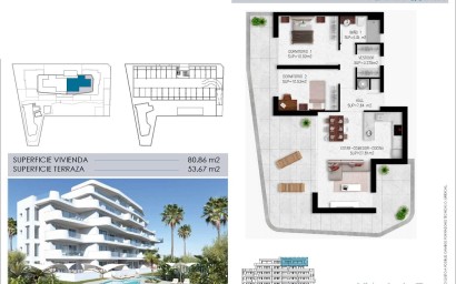 Nouvelle construction - Attique - Pilar de la Horadada - Mil Palmeras