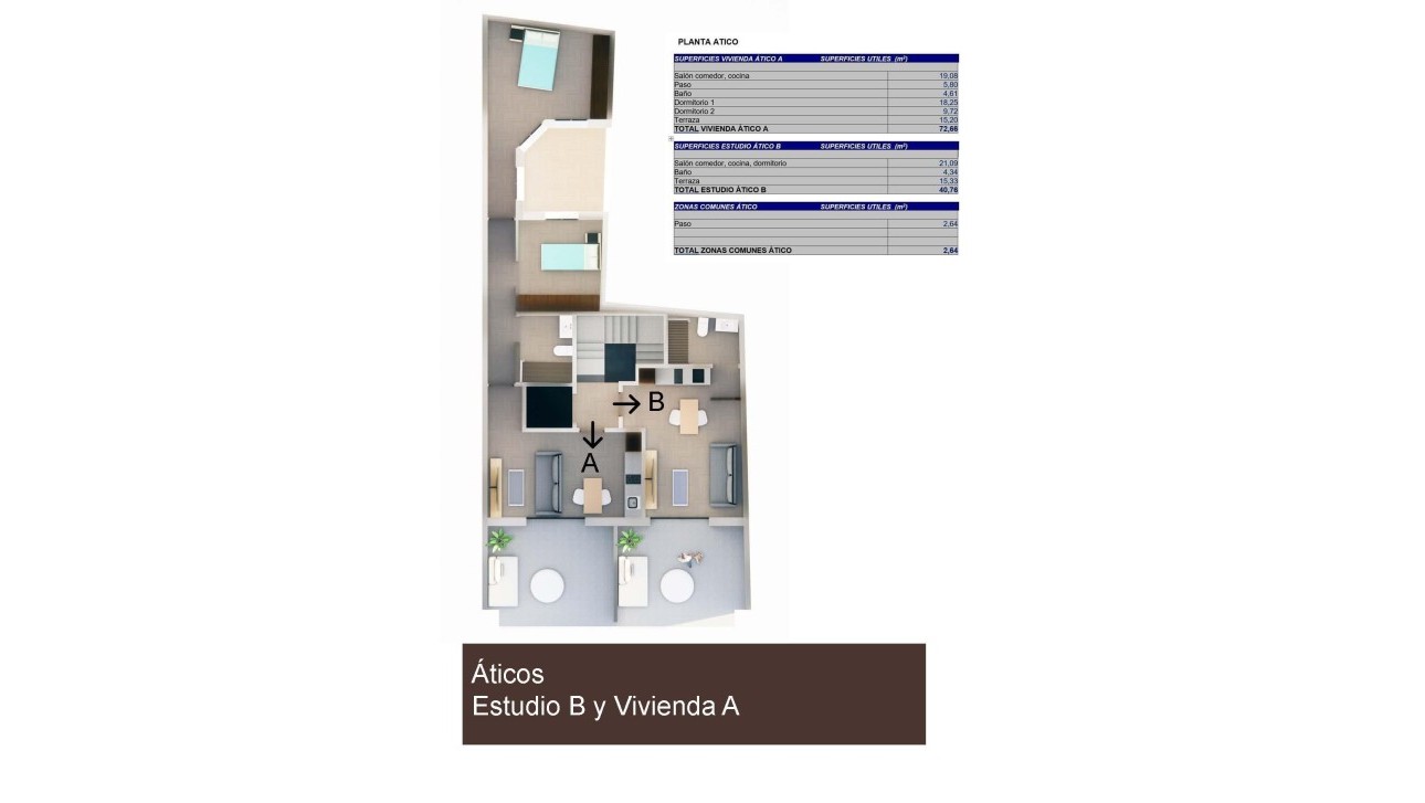 Nouvelle construction - Attique - Torrevieja - Centro