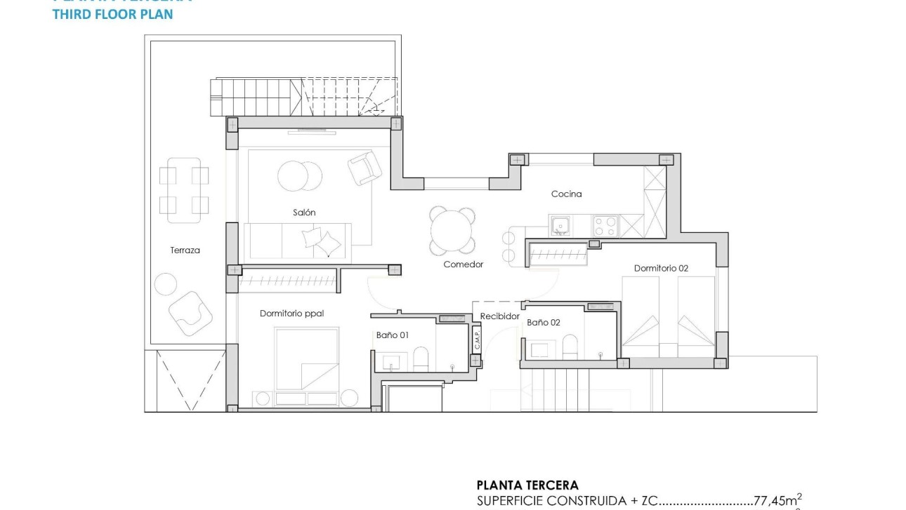 New Build - Penthouse - Torre Pacheco - Santa Rosalia Lake and Life Resort