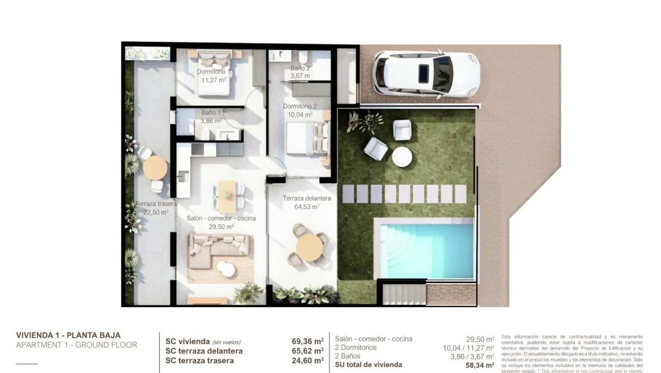 New Build - Bungalow - San Pedro del Pinatar - Lo Pagán