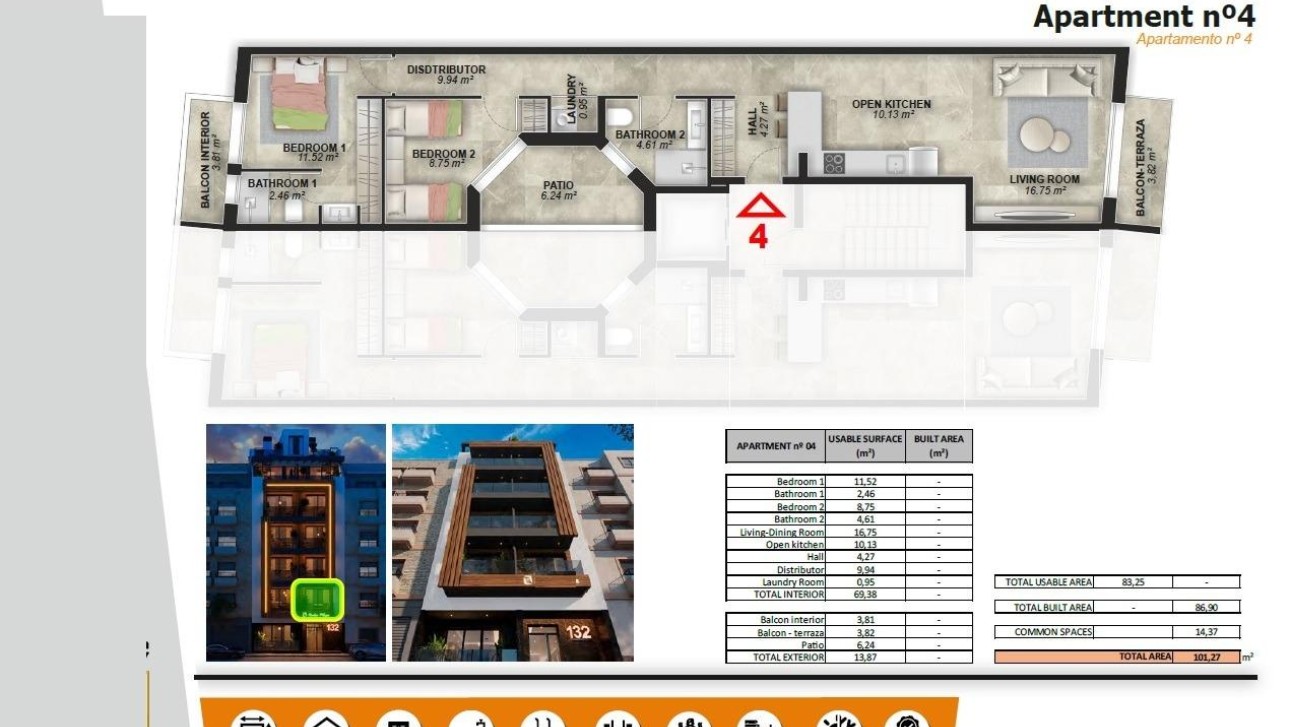 Nieuwbouw Woningen - Apartment - Torrevieja - Playa de El Cura