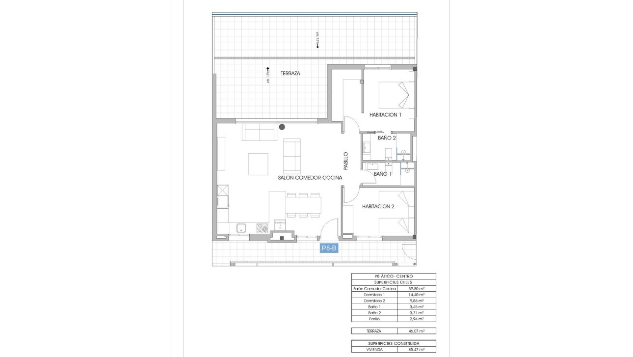 Nieuwbouw Woningen - Penthouse - Villajoyosa - Cala de Finestrat