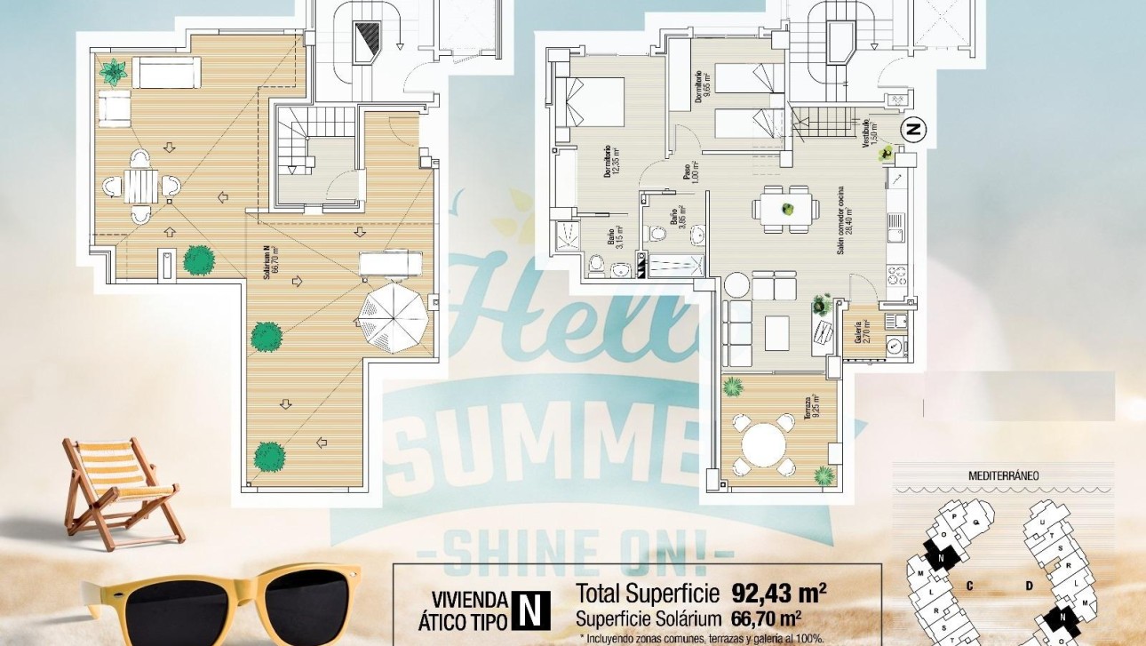 New Build - Penthouse - La Manga del Mar Menor - La Manga