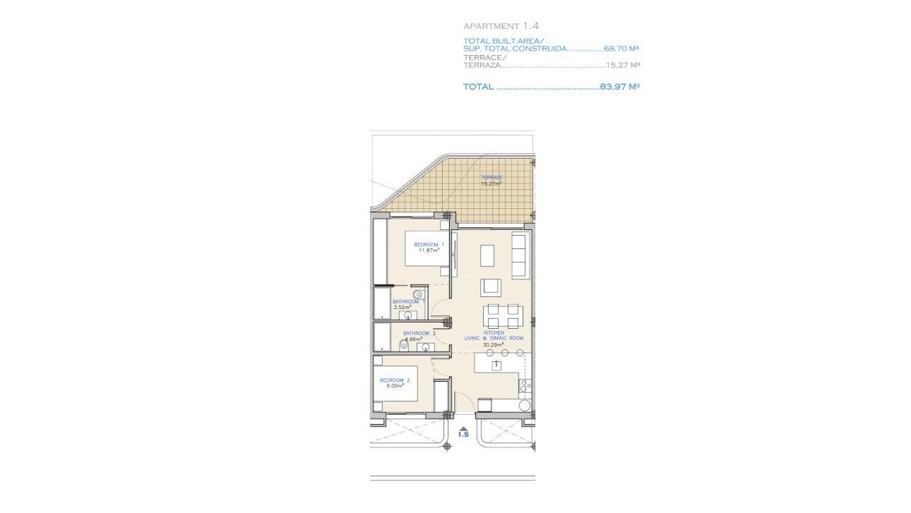 New Build - Apartment - Los Alcazares - Serena Golf