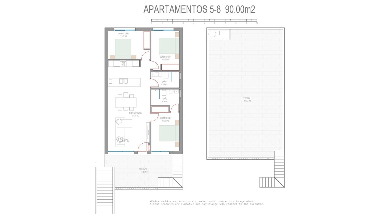 Nieuwbouw Woningen - Bungalow - Pilar de la Horadada - Parque del Mediterraneo