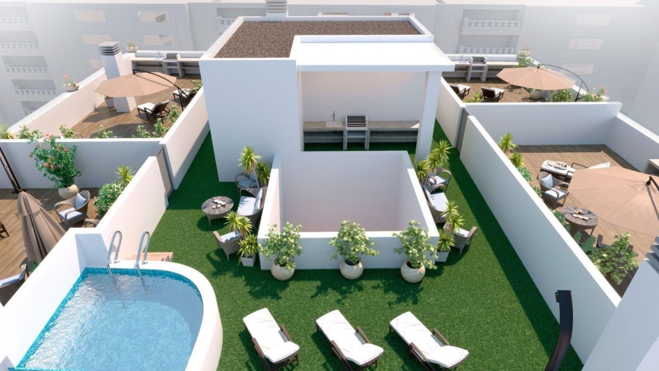 Nieuwbouw Woningen - Penthouse - Torrevieja - Parque de las Naciones
