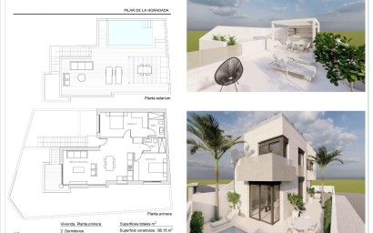 New Build - Bungalow - Pilar de la Horadada - pueblo