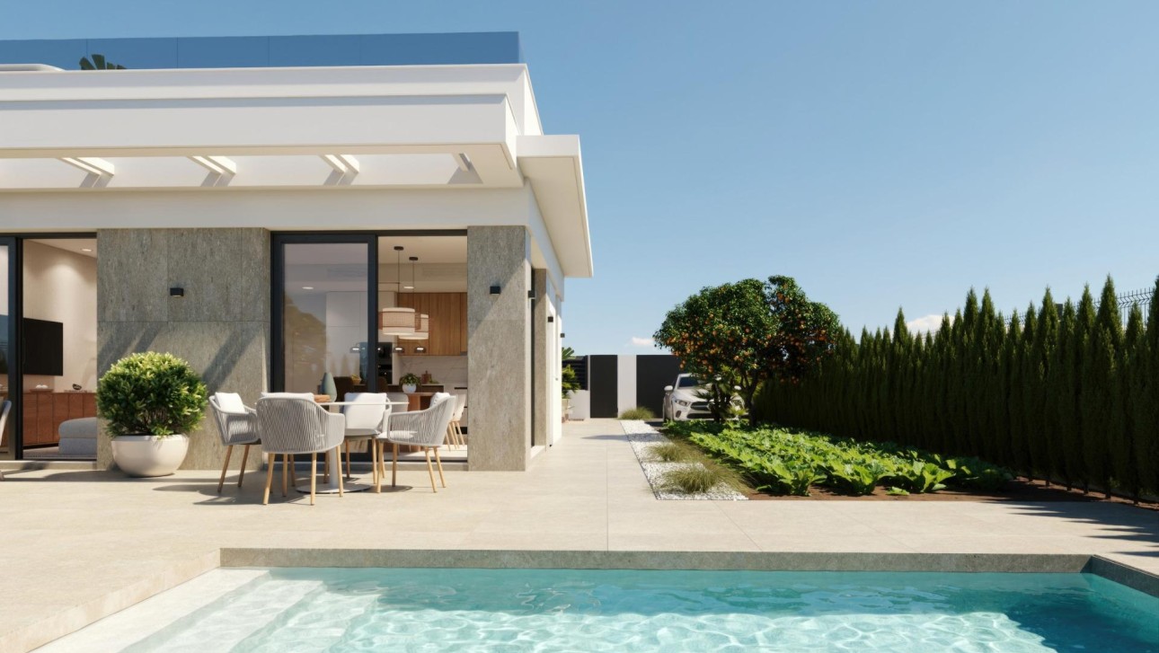 Obra nueva - Villa - Fuente Álamo - Hacienda Del Álamo Golf