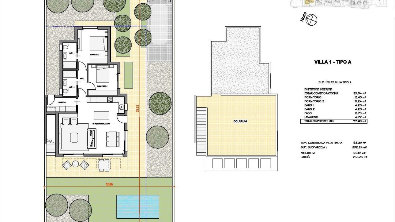 Obra nueva - Villa - Fuente Álamo - Hacienda Del Álamo Golf