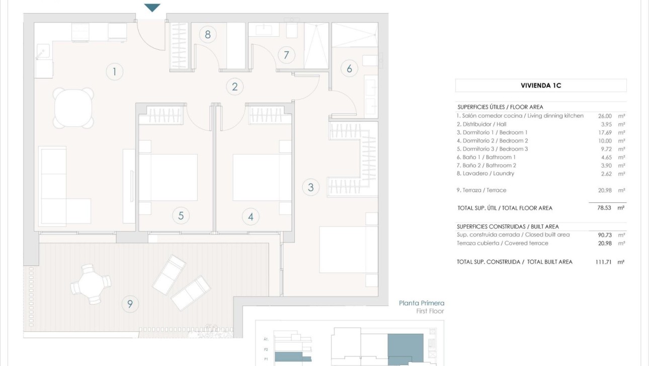 New Build - Apartment - Benijofar - Pueblo
