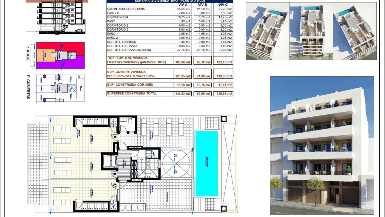 Nouvelle construction - Attique - Torrevieja - Centro