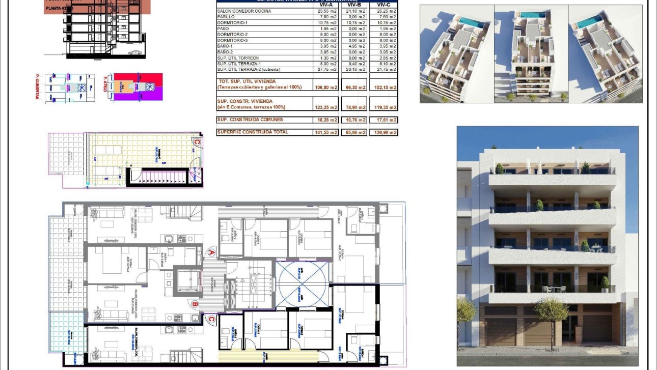 Nouvelle construction - Attique - Torrevieja - Centro
