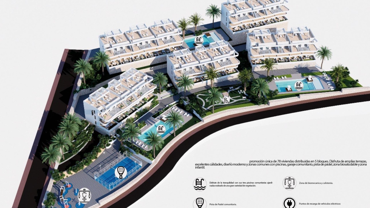 Nieuwbouw Woningen - Apartment - Finestrat - Puig Campana Golf