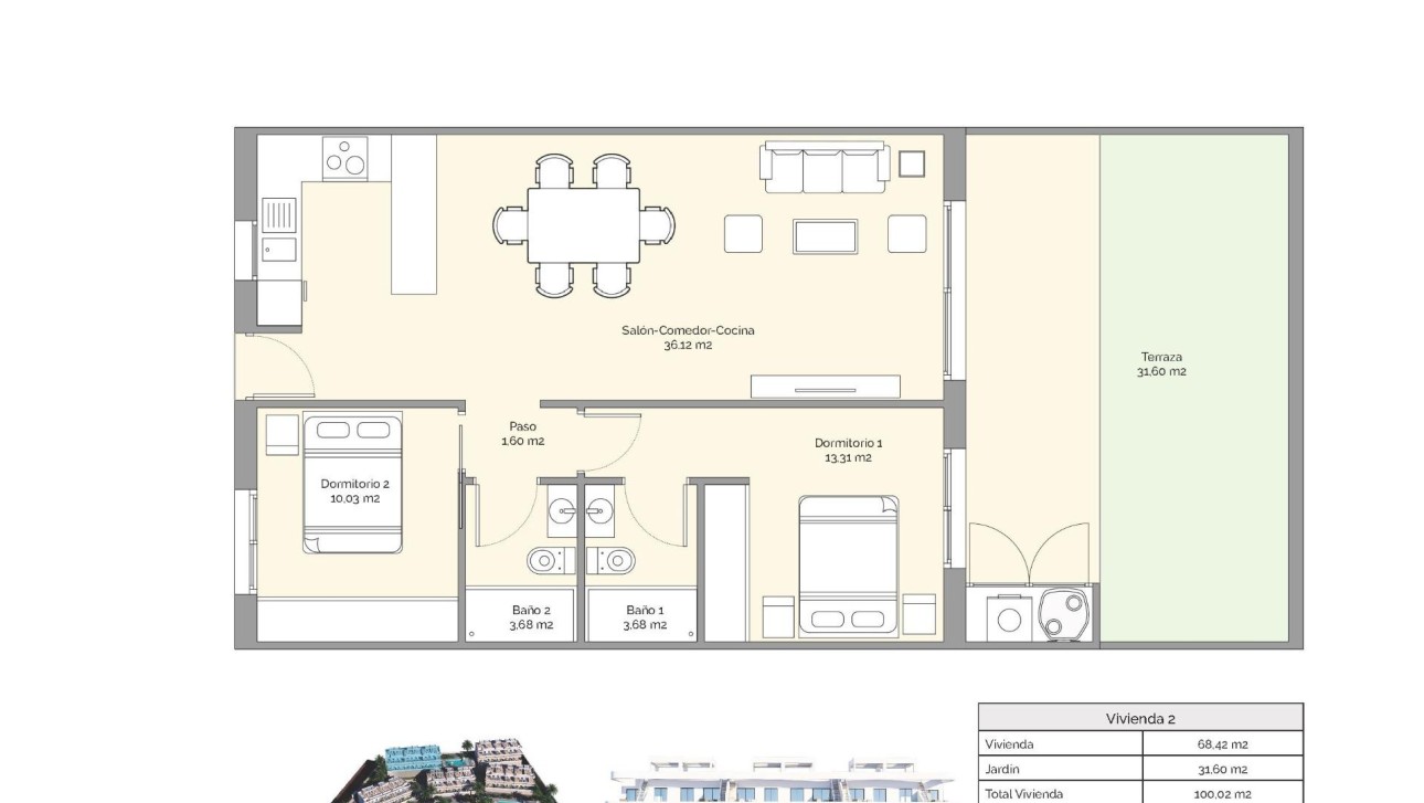 Nieuwbouw Woningen - Apartment - Finestrat - Puig Campana Golf