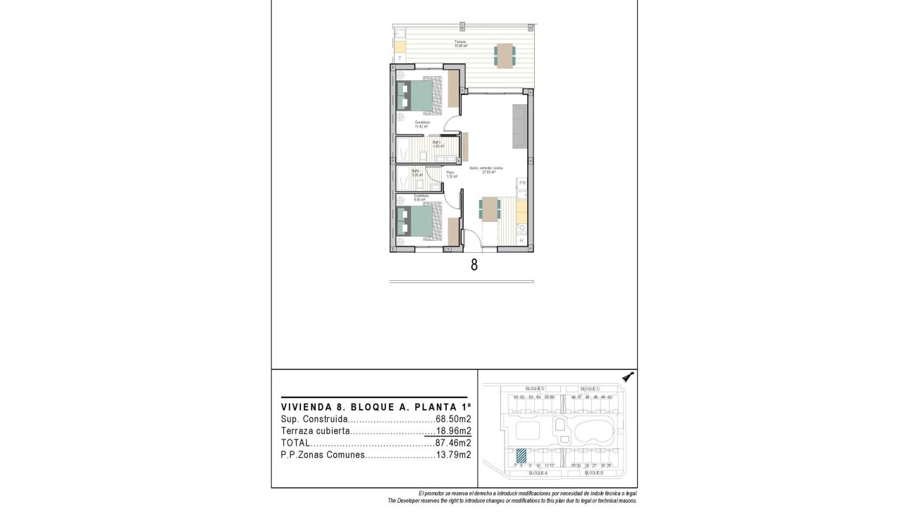 Nieuwbouw Woningen - Apartment - Torre Pacheco - San Cayetano