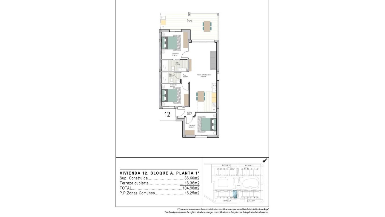 Nieuwbouw Woningen - Apartment - Torre Pacheco - San Cayetano