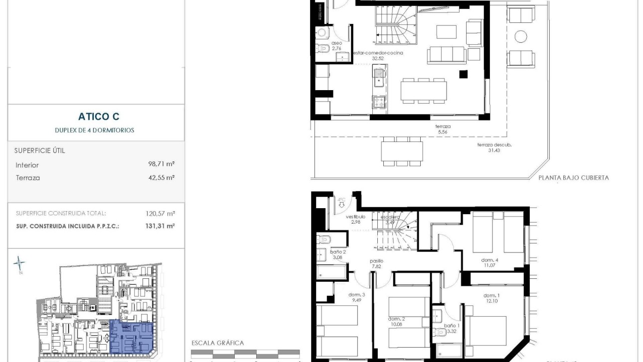 New Build - Penthouse - Murcia - Centro