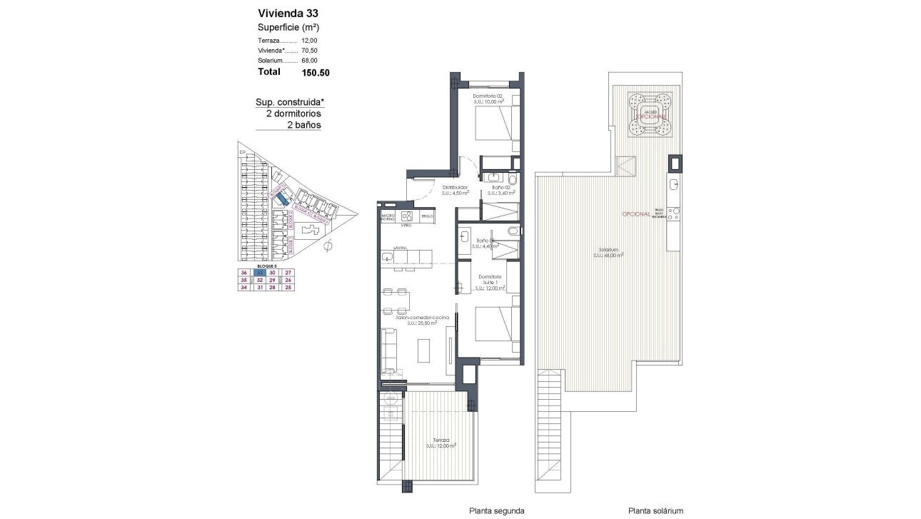 New Build - Penthouse - Los Alcazares - Serena Golf