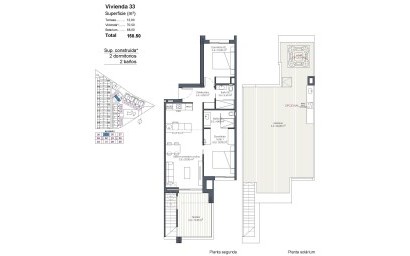 New Build - Penthouse - Los Alcazares - Serena Golf