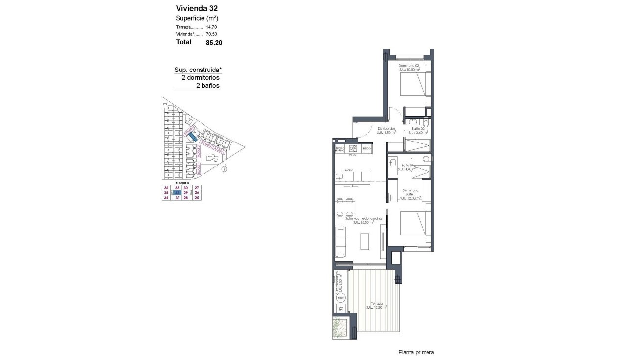 New Build - Apartment - Los Alcazares - Serena Golf