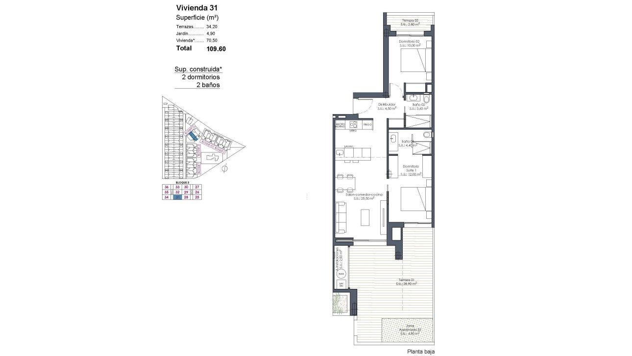 New Build - Apartment - Los Alcazares - Serena Golf