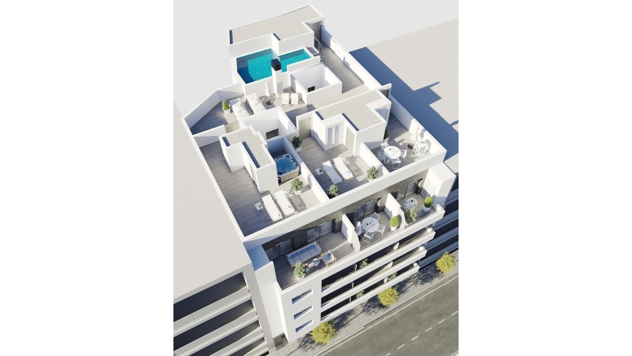 Nieuwbouw Woningen - Penthouse - Torrevieja - Centro