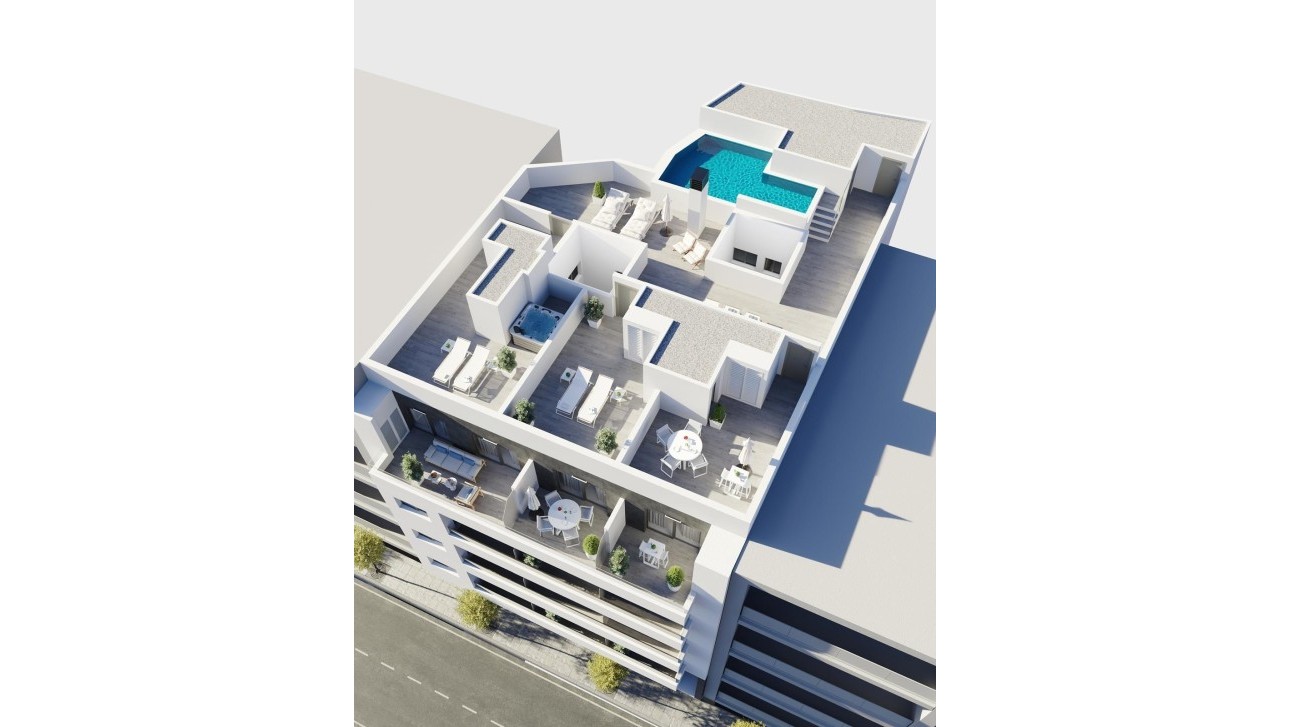 Nieuwbouw Woningen - Penthouse - Torrevieja - Centro