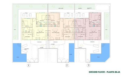 Новое здание - Бунгало - Pilar de la Horadada - parques de Andromeda