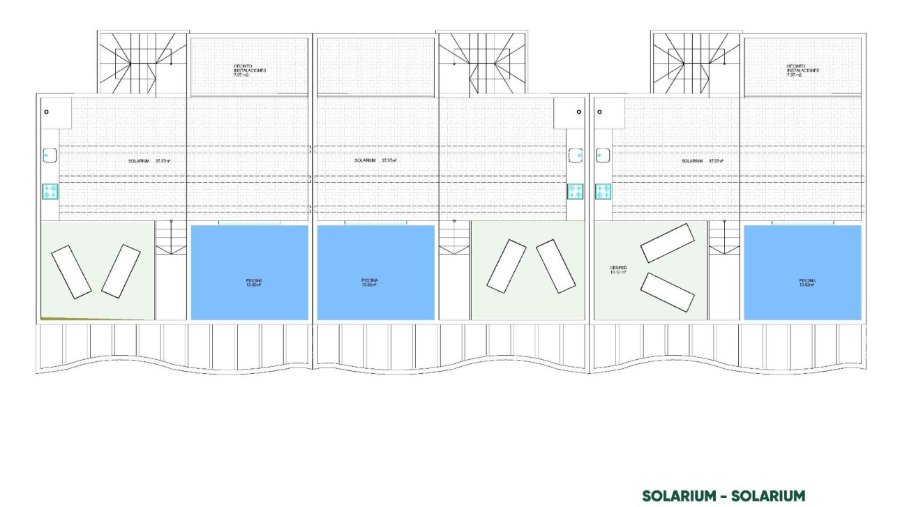 Новое здание - Бунгало - Pilar de la Horadada - parques de Andromeda