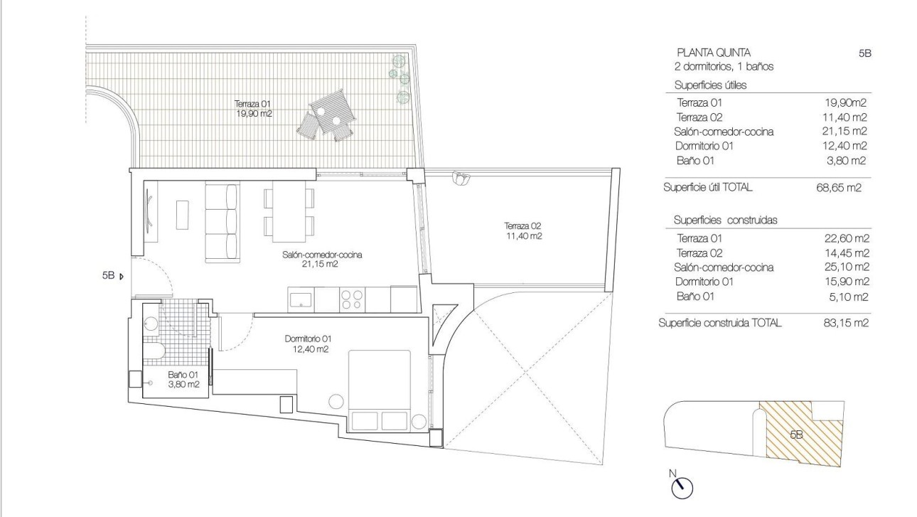 Nouvelle construction - Attique - Torrevieja - Playa de los Locos